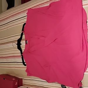 DOTS PINK DRESS BLOUSE